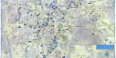 Bản đồ đường của thành phố Mecca