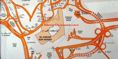 Bản đồ của misfalah Mecca bản đồ