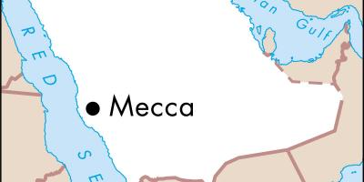 Bản đồ nếu shahrah e hijra Mecca 