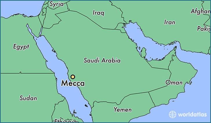 Mecca bản đồ thành phố