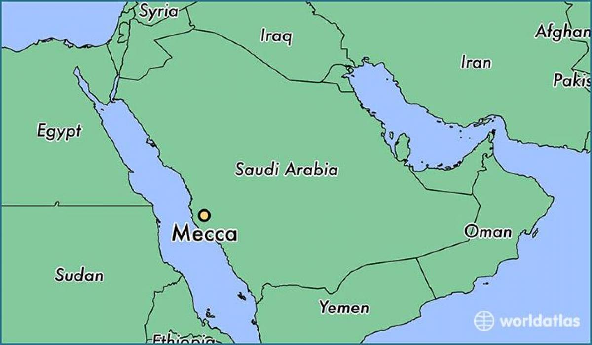 Mecca bản đồ thành phố