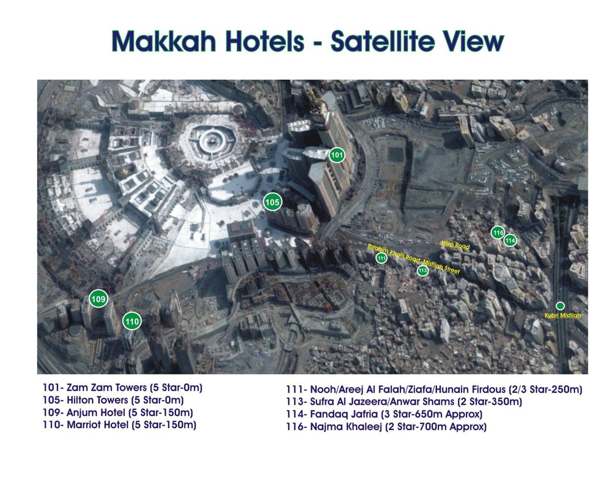 bản đồ của kubri Mecca