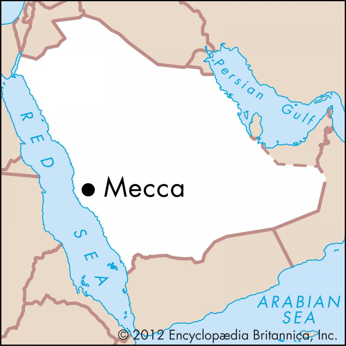 bản đồ của masarat vương quốc 3 Mecca