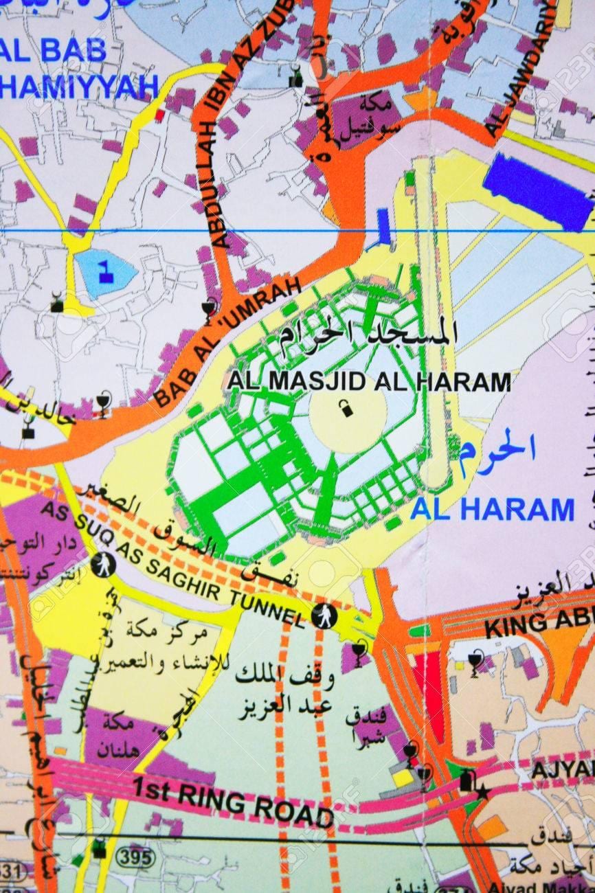 Mecca kỵ bản đồ