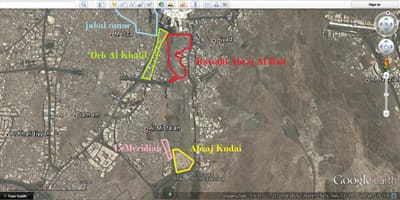 Bản đồ của kudai đậu xe Mecca 
