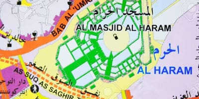 Mecca kỵ bản đồ